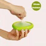 Anubhav Janni Silicone Fruit And Vegetable Storage Containers Set Fridge Reusable Anti Oxidation Freshness Saver Boxes Avocado Onion Lemon Tomato Food Keeper Avocados (Pack Of 1 Pcs) - Image 8