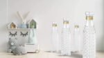 Anubhav Janni Diamond Water Bottle Plastic Fridge Crystal Cap Bottles for Kitchen Home Office School And Travel Gym Yoga (Pack Of 4 Pcs) - Image 5