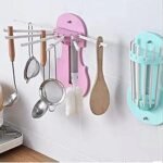 Anubhav Janni 7 In 1 Pull Type Hanger Retractable Wall Mounted Pull Out Rack Without Punching Home Supplies Multi Functional Clothes Drying Creative Out Hooks Up Kitchen Bathroom (Pack Of Pcs) - Image 3