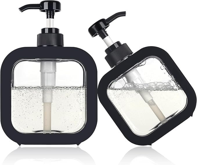 Anubhav Janni Square Liquid Dispenser Modern Soap Bottle Refillable Pump For Soap Shampoo Bathroom With Pump Bottle Reusable Handwash Wash Basin Home (Pack Of 1 Pcs) Anubhav Janni Square Liquid Dispenser Modern Soap Bottle Refillable Pump For Soap Shampoo Bathroom With Pump Bottle Reusable Handwash Wash Basin Home (Pack Of 1 Pcs) - Image 1