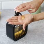 Anubhav Janni Square Liquid Dispenser Modern Soap Bottle Refillable Pump For Soap Shampoo Bathroom With Pump Bottle Reusable Handwash Wash Basin Home (Pack Of 1 Pcs) - Image 4