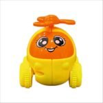 Anubhav Janni Push and Go Mini Aeroplane Mini Helicopter for Kids Children Unbreakable Friction Powered Cartoon Toy for Kids( pack of 1 ) - Image 2