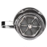 Anubhav Janni Steel Baking Flour Sifter Stainless Double Layer Manual Sifter Sieve Cup Strainer Sugar Powder Shaker Strainer Hand Kitchen Cooking Tool Handheld Fine Mesh Round (Pack Of 1 Pcs) - Image 9