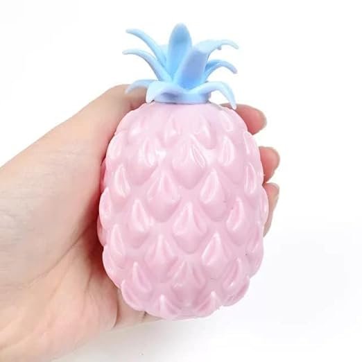Anubhav Janni Pineapple Fruit Squishies Fidget Stress Relief Toy Soft Slime Squeeze Ball for Adults and Kids Pressure Relief (Pack of 1) Anubhav Janni Pineapple Fruit Squishies Fidget Stress Relief Toy Soft Slime Squeeze Ball for Adults and Kids Pressure Relief (Pack of 1) - Image 1