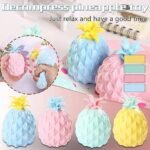 Anubhav Janni Pineapple Fruit Squishies Fidget Stress Relief Toy Soft Slime Squeeze Ball for Adults and Kids Pressure Relief (Pack of 1) - Image 7