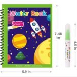 Anubhav Janni Water Magic Coloring Books with Refillable Pens No-Mess Water Reveal Activity Book Set for Kids Reusable Travel-Friendly ( pack of 2 ) - Image 2