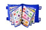Anubhav Janni Learning Cushion for Boys and Girls Children's Educational Velvet Book Soft Pillow Book with English Alphabets Numbers Spellings Playing Kids (pack of 1 )