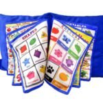 Anubhav Janni Learning Cushion for Boys and Girls Children's Educational Velvet Book Soft Pillow Book with English Alphabets Numbers Spellings Playing Kids (pack of 1 )