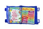 Anubhav Janni Learning Cushion for Boys and Girls Children's Educational Velvet Book Soft Pillow Book with English Alphabets Numbers Spellings Playing Kids (pack of 1 ) - Image 3