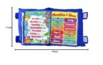 Anubhav Janni Learning Cushion for Boys and Girls Children's Educational Velvet Book Soft Pillow Book with English Alphabets Numbers Spellings Playing Kids (pack of 1 ) - Image 9