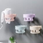 Anubhav Janni Hair Dryer Holder Convenient and Stylish Wall Mounted Storage for Organized Bathrooms Holder Wall Hanging Hook Rack Bathroom Blowdryer Holder (Pack Of 1 Pcs) - Image 2