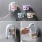 Anubhav Janni Hair Dryer Holder Convenient and Stylish Wall Mounted Storage for Organized Bathrooms Holder Wall Hanging Hook Rack Bathroom Blowdryer Holder (Pack Of 1 Pcs) - Image 7