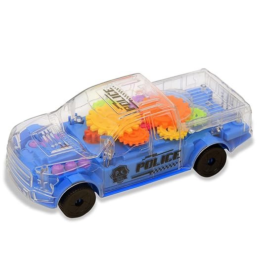 Anubhav Janni Transparent Gear Pickup Racing Car Vehicle Toy for Kids Boys Girls with Light Music ( pack of 1 ) Anubhav Janni Transparent Gear Pickup Racing Car Vehicle Toy for Kids Boys Girls with Light Music ( pack of 1 ) - Image 1