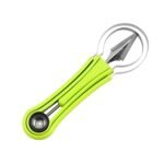 Anubhav Janni 4 In 1 Fruit Scooper Melon Baller Scoop Set Stainless Steel Scooper Carving Knife Digging Spoon Cutter Tool For Ice Cream Sorbet Ball Spoon Double Sided (Pack Of 1 Pcs)