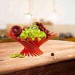 Anubhav Janni Multi purpose Twisted Foldable Fruit Vegetable Net Bowl Multi Purpose Storage Organizer Basket for Home Kitchen Dining Table (Pack Of 1 Pcs) - Image 4