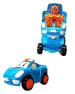 Anubhav Janni Mini Transforming Car to Robot Toy Friction Powered Push Go Bump and Transform Vehicle for Kids ( part of 1 ) - Image 5