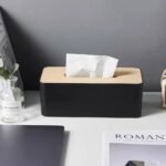 Anubhav Janni Wooden Tissue Box Holder Paper Organizer for Car Decor Home Wood Plastic Rectangle Shape Cover Napkin Case Dispenser Wooden (Pack Of 1 Pcs) - Image 8