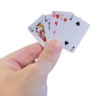 Anubhav Janni Premium Plastic Playing Cards Poker Size Large Printed Number Jumbo Index 2 Decks of Superior Flexibility and Durability for Teens Adults Families ( pack of 1 )