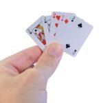 Anubhav Janni Premium Plastic Playing Cards Poker Size Large Printed Number Jumbo Index 2 Decks of Superior Flexibility and Durability for Teens Adults Families ( pack of 1 )