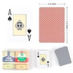 Anubhav Janni Premium Plastic Playing Cards Poker Size Large Printed Number Jumbo Index 2 Decks of Superior Flexibility and Durability for Teens Adults Families ( pack of 1 ) - Image 4