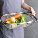 Anubhav Janni Stainless Steel Adjustable Kitchen Sink Drain Basket Expandable Rack Multipurpose for Washing Vegetables Fruits Quick Draining Durable Over Sink Strainer Basket (Pack Of 1 Pcs) - Image 7