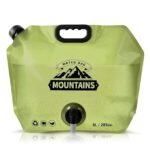 Anubhav Janni 8l Folding Water Bag Storage Pouch for Cycling Picnic Outdoor Camping, Road Trip Traveling Carrier Supplies Drinking Container Tank Collapsible (Pack Of 1 Pcs)