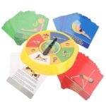 Anubhav Janni Yoga Spinner Game - Exercise Physical Activity with 54 Pose Card for Kids Age 5 and Up All Ages Flexibility Balance Loving Parents Their ( pack of 1 ) - Image 6