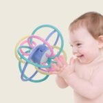 Anubhav Janni Baby Sensory Teether Ball Soft Rattle Rings for Grasping Chewing BPA-Free Infant Toy for 0-6 Months Safe Sensory ( pack of 1 ) - Image 9