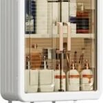 Anubhav Janni Wall Mounted Storage Cabinet For Kitchen  Bathroom Organizer With Doors Shelf Bathroom Shelves Waterproof Durable Space Saving Box Double Door (Pack Of 1 Pcs)
