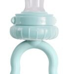 Anubhav Janni Silicone Food Pacifier with Handle Soft Baby Fruit Nibbler Chewing for Babies Teether Newborn ( pack of 1 )