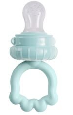 Anubhav Janni Silicone Food Pacifier with Handle Soft Baby Fruit Nibbler Chewing for Babies Teether Newborn ( pack of 1 )