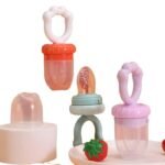 Anubhav Janni Silicone Food Pacifier with Handle Soft Baby Fruit Nibbler Chewing for Babies Teether Newborn ( pack of 1 ) - Image 6