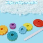 Anubhav Janni Baby Spinning Stacking Toys for Toddlers 1-3 Rainbow Ring Stacker Montessori Babies ( part of 1 ) - Image 9