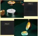 Anubhav Janni Wax Seal Stamp Kit with Sealing Beads Candles Melting Spoon Wooden Handle For Craft Fine Gift Box ( pack of 1 ) - Image 6