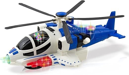 Anubhav Janni Musical Toys for Kids Army Helicopter Toy Bump and Go Fighter Helicopter Toy with Lights Sound Aircraft Helicopter Toy Gift for Boys Girls (Pack of 1) Anubhav Janni Musical Toys for Kids Army Helicopter Toy Bump and Go Fighter Helicopter Toy with Lights Sound Aircraft Helicopter Toy Gift for Boys Girls (Pack of 1) - Image 1