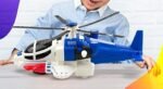 Anubhav Janni Musical Toys for Kids Army Helicopter Toy Bump and Go Fighter Helicopter Toy with Lights Sound Aircraft Helicopter Toy Gift for Boys Girls (Pack of 1) - Image 4