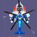 Anubhav Janni Musical Toys for Kids Army Helicopter Toy Bump and Go Fighter Helicopter Toy with Lights Sound Aircraft Helicopter Toy Gift for Boys Girls (Pack of 1) - Image 6