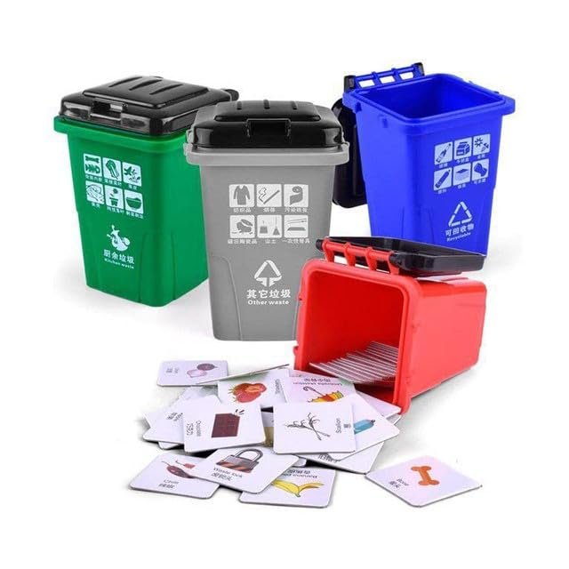 Anubhav Janni Garbage Can Sorting Toy Waste Management Recycling Toy for Children Girls Small Toys Hobbies Educational Other Educational Toys ( pack of 1 ) Anubhav Janni Garbage Can Sorting Toy Waste Management Recycling Toy for Children Girls Small Toys Hobbies Educational Other Educational Toys ( pack of 1 ) - Image 1
