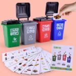 Anubhav Janni Garbage Can Sorting Toy Waste Management Recycling Toy for Children Girls Small Toys Hobbies Educational Other Educational Toys ( pack of 1 ) - Image 2