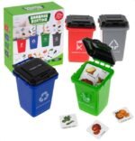 Anubhav Janni Garbage Can Sorting Toy Waste Management Recycling Toy for Children Girls Small Toys Hobbies Educational Other Educational Toys ( pack of 1 ) - Image 3