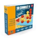 Anubhav Janni 3D Connect 4 in a Row Classic Strategy Board Game for Kids & Families Fun Easy Interactive Game for Boys Girls Brain Boosting Gift Idea ( pack of 1 )