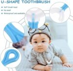 Anubhav Janni Childrens Kids U shape Toothbrush Silicone Teeth Brush Shaped Kids Soft Head Oral Cleaning Design Manual Tooth With Elastic Bristles Complete Degree Dental Cleaning (Pack Of 1 Pcs) - Image 7