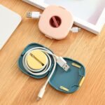 Anubhav Janni 2 in 1 Mobile Phone Cable Case Holder Management Retractable Cord Organizer Tidy Storage Protector Wire Winder For USB Compact Solution Charging Cables Earphones (Pack Of 2 Pcs) - Image 4