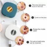 Anubhav Janni 2 in 1 Mobile Phone Cable Case Holder Management Retractable Cord Organizer Tidy Storage Protector Wire Winder For USB Compact Solution Charging Cables Earphones (Pack Of 2 Pcs) - Image 7