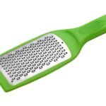 Anubhav Janni All Purpose Cheese Grater Stainless Steel for Kitchen Ideal Carrot Vegetable Slicer Grinder with Plastic Durable Handle Rust Free Easy to Hold Dishwasher Safe (Pack Of 1 Pcs)