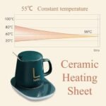 Anubhav Janni Cup Heater With Spoon Mug Coffee Warmer Electric for Desk with Auto Shut Off and Spoon Smart Beverage Beverages Portable Drink Plate Home Office Use (Pack Of 1 Pcs) - Image 8