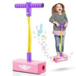 Anubhav Janni Kids Pogo Jumper Fun and Safe Pogo Stick for Toddlers Durable Foam Bungee Jumping Stick Makes Squeaky Sounds Improves Balance ( pack of 1 )