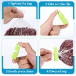 Anubhav Janni Food Bag Sealing Clip Bag Sealer Reusable Airtight Clip Snack Food Sealing Chip Clamp Freezer Bread Closer Storage Organizer Packet Tool Kitchen Saver (Pack Of 2 Pcs) - Image 4