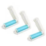 Anubhav Janni Lint Remover Roller Portable Manual Reusable For Clothes Carpet Hair Couch Cloth Roller Washable Folding Travel Sticky Dust Picker Cleaner Brush with Cover Clothes (Pack Of 2 Pcs)