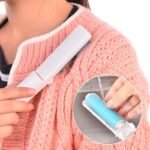 Anubhav Janni Lint Remover Roller Portable Manual Reusable For Clothes Carpet Hair Couch Cloth Roller Washable Folding Travel Sticky Dust Picker Cleaner Brush with Cover Clothes (Pack Of 2 Pcs) - Image 4
